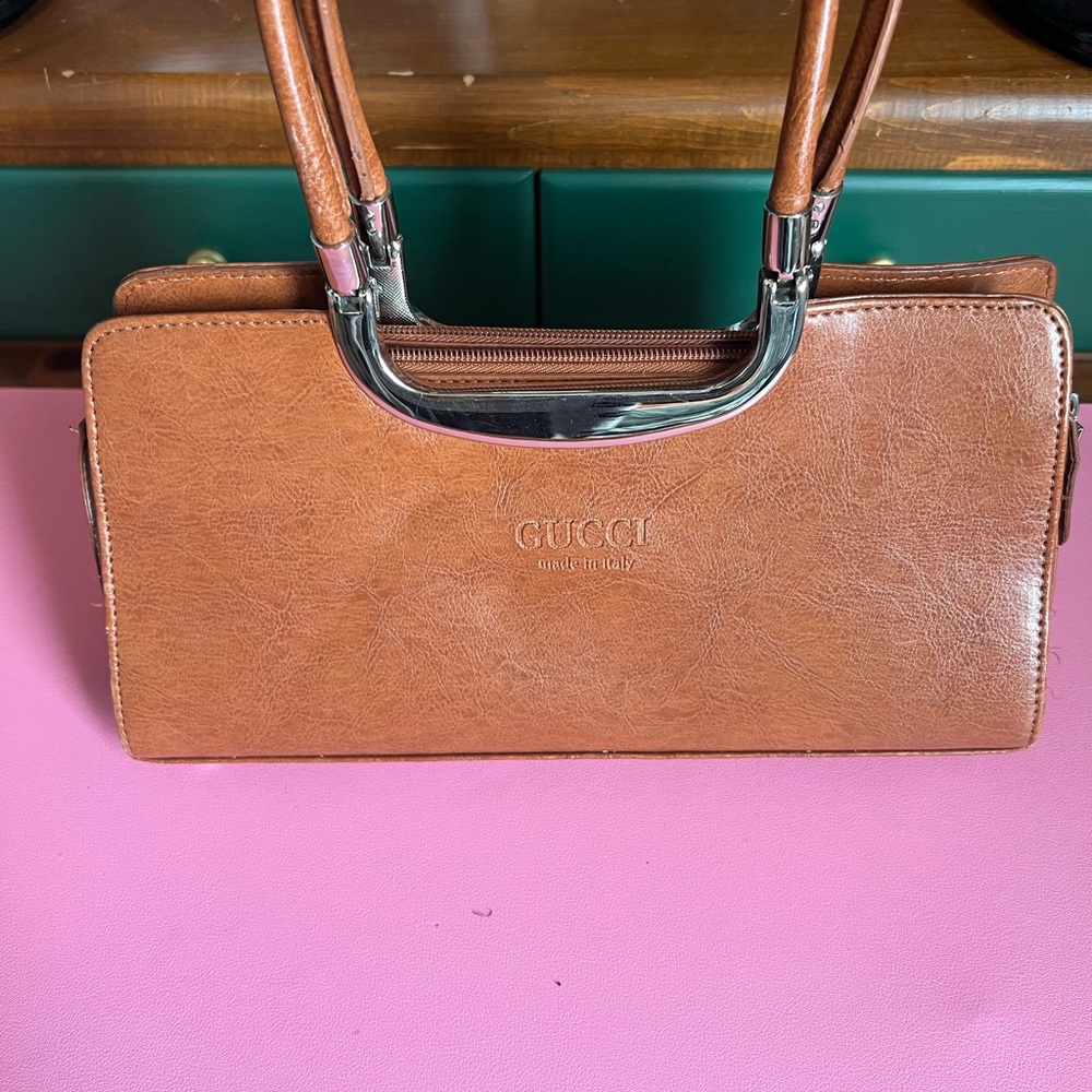 Gucci Brown Leather Mini